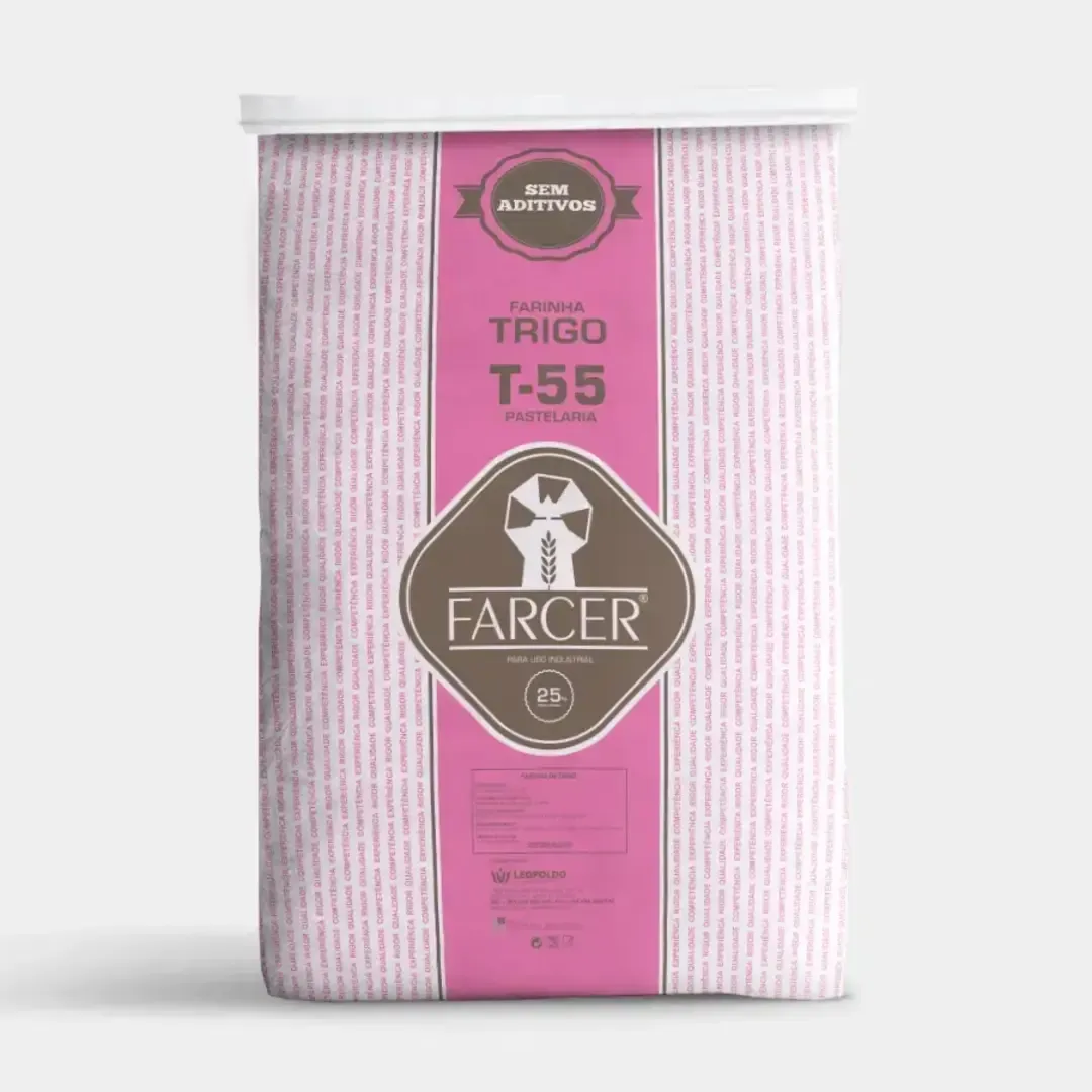 FARINHA DE TRIGO "FARCER" T55 "SEM ADITIVOS" 25KG