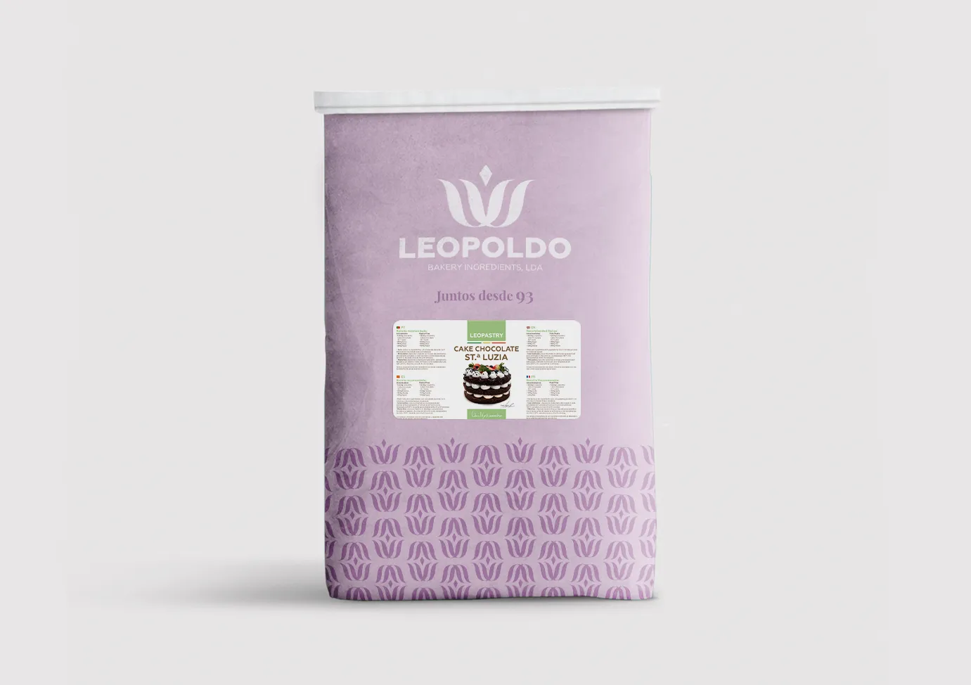 LEOPASTRY CAKE CHOCOLATE SANTA LUZIA 15KG