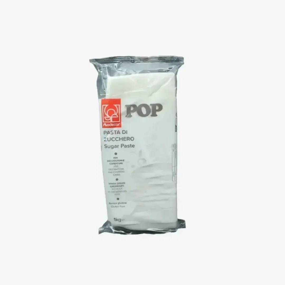 PASTA DE AÇUCAR PARA COBERTURA DEC. BRANCO 1KG