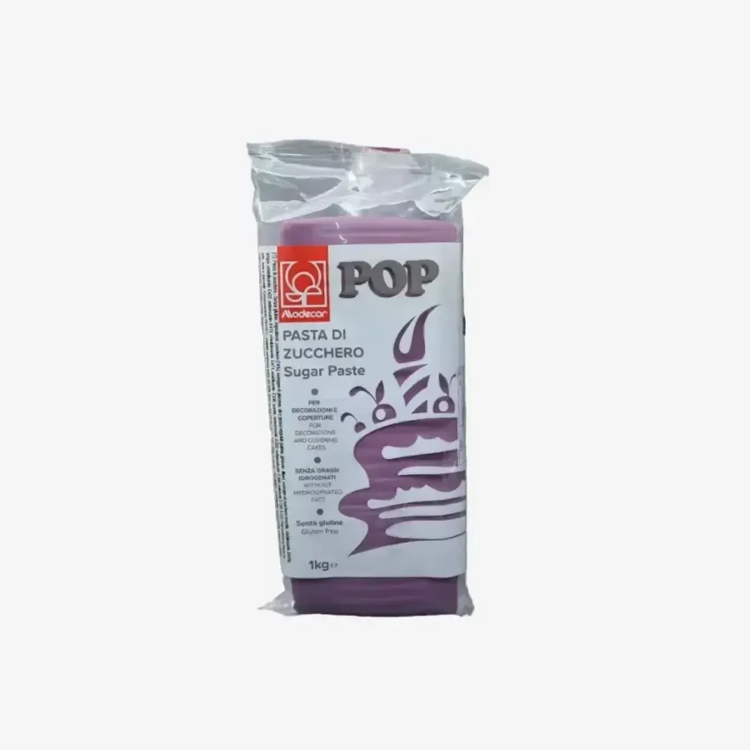 PASTA DE AÇUCAR PARA COBERTURA DEC. LILAS 1KG