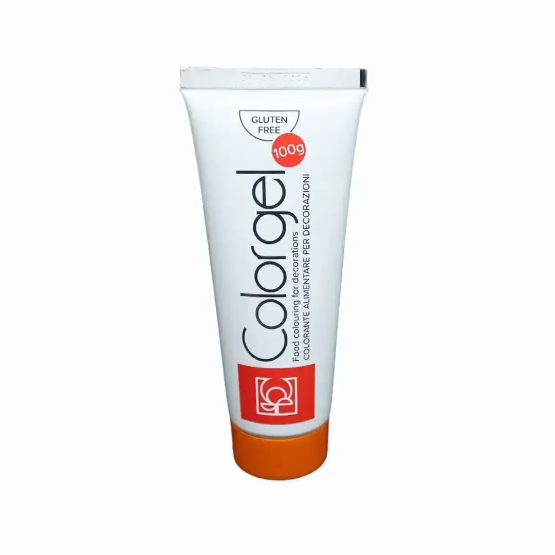 CORANTE EM GEL COR DE LARANJA 100GR