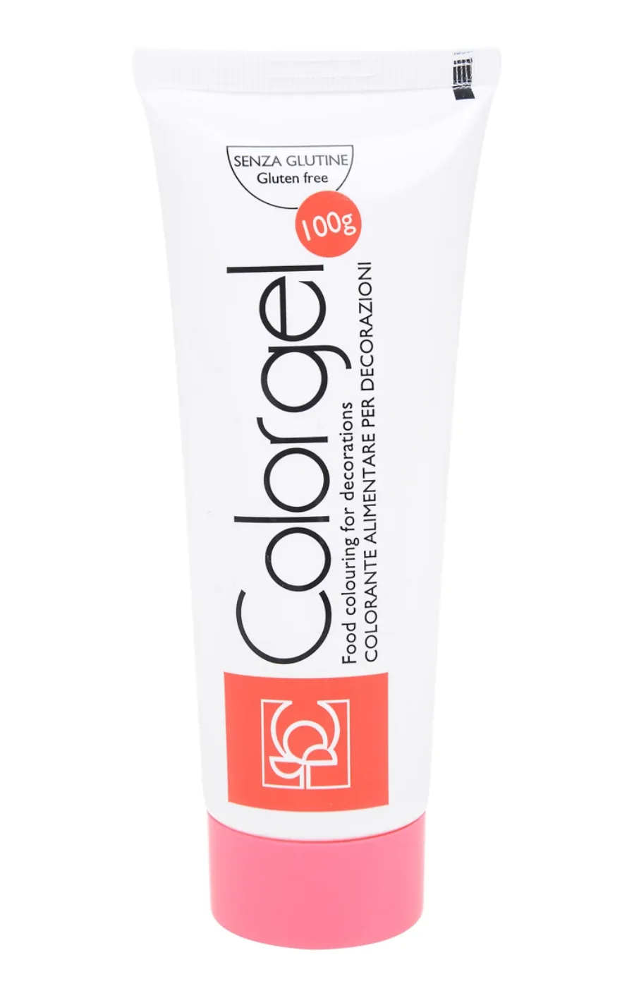 CORANTE EM GEL COR ROSA MORANGO 100GR