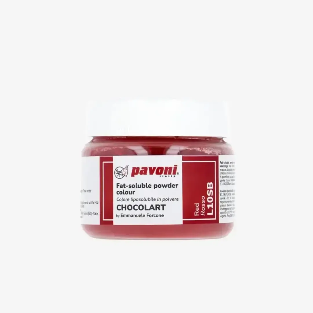 PVL10 - CORANTE EM PÓ LIPOSSOLUVEL VERMELHO 40GR