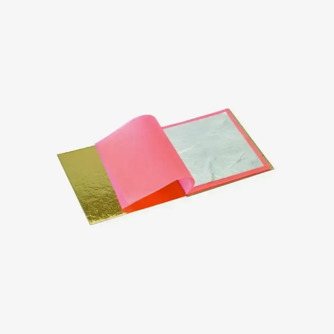FOLHA DE PRATA 9.5X9.5CM C/25