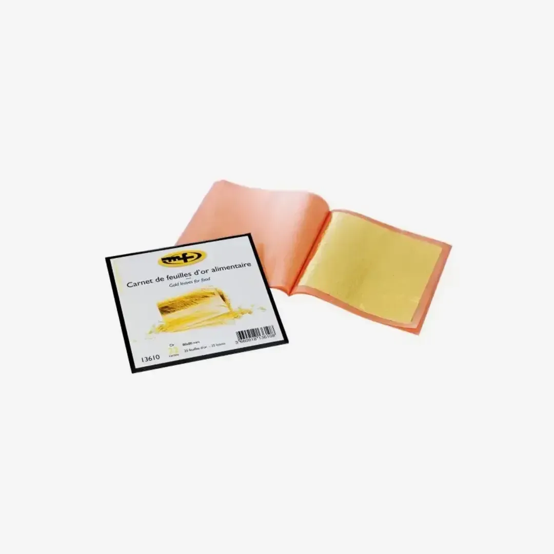 FOLHA DE OURO 8X8CM C/25