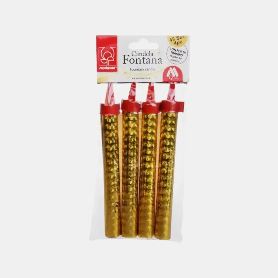 FOGUETE GROSSO DOURADO 15CM 36UNI (9X4)