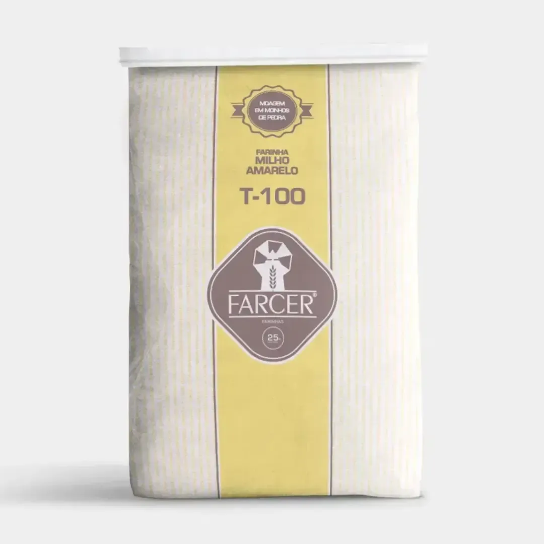 FARINHA DE MILHO AMARELO "FARCER" T100 25KG