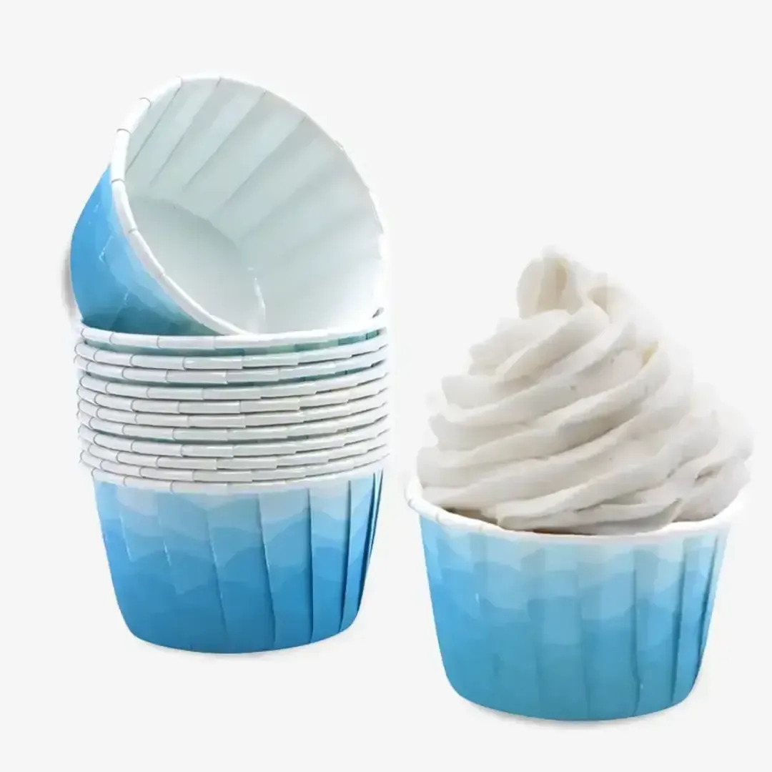 FORMA CUPCAKE MARMOREADO AZUL 6.8X4X5CM 24UNI