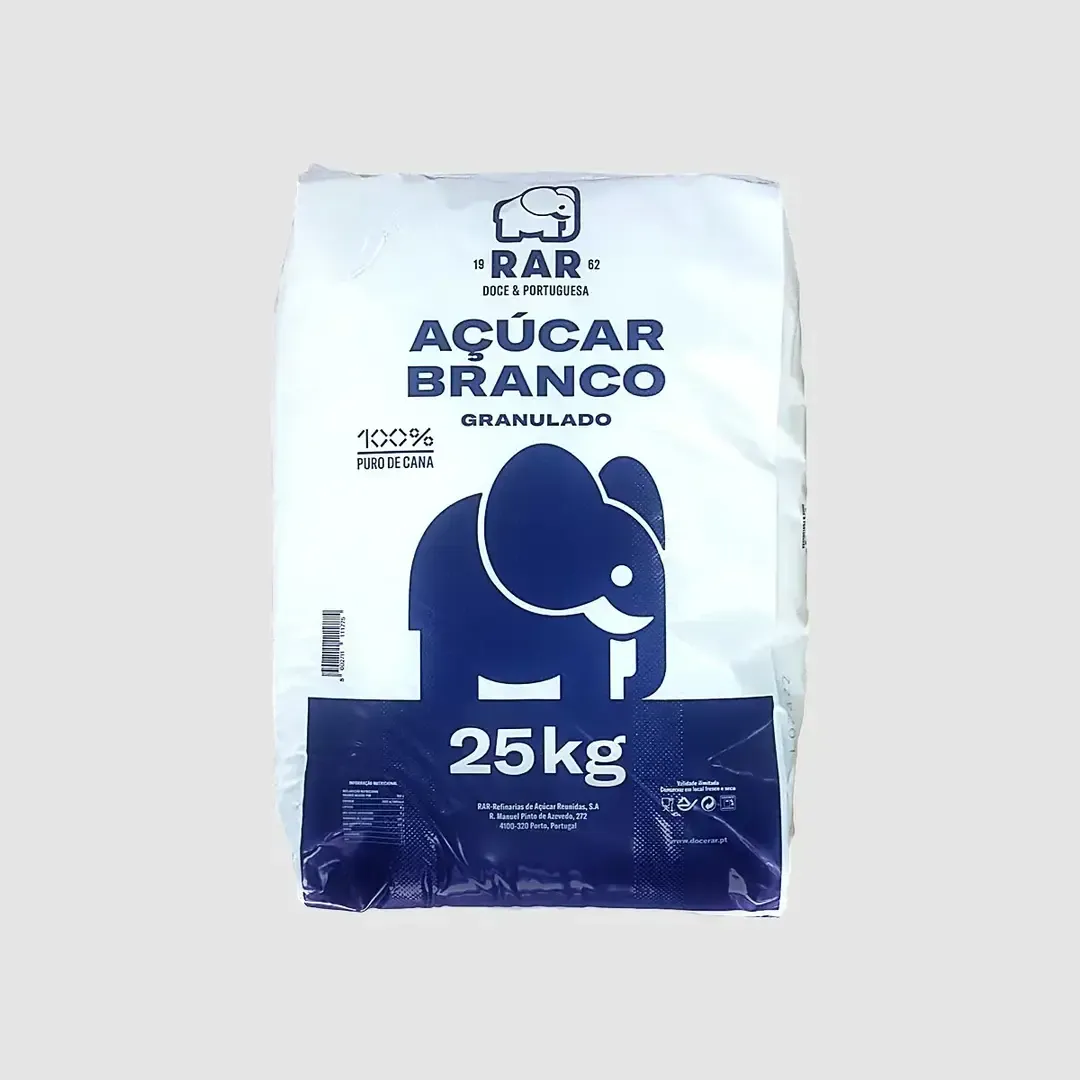 AÇUCAR GRANULADO BRANCO RAR 25KG